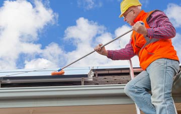 Church Village soft wash roof cleaning